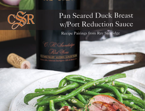 Pan Seared Duck Breast w/Port Reduction Sauce
